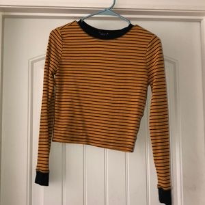 Cropped Yellow Shirt